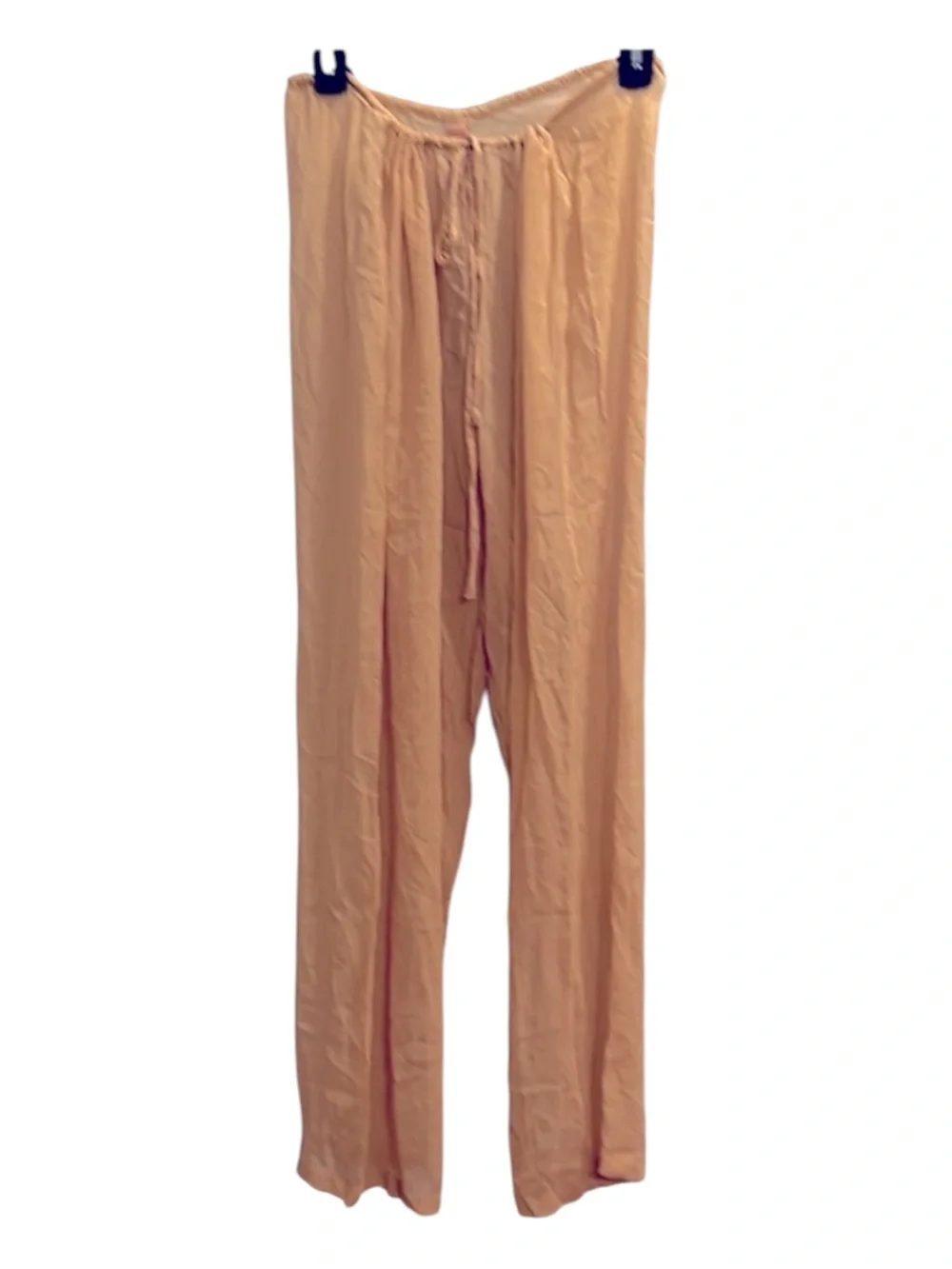 NWT Skims Silk Crinkle Chiffon Coverup Pants Ochre XS